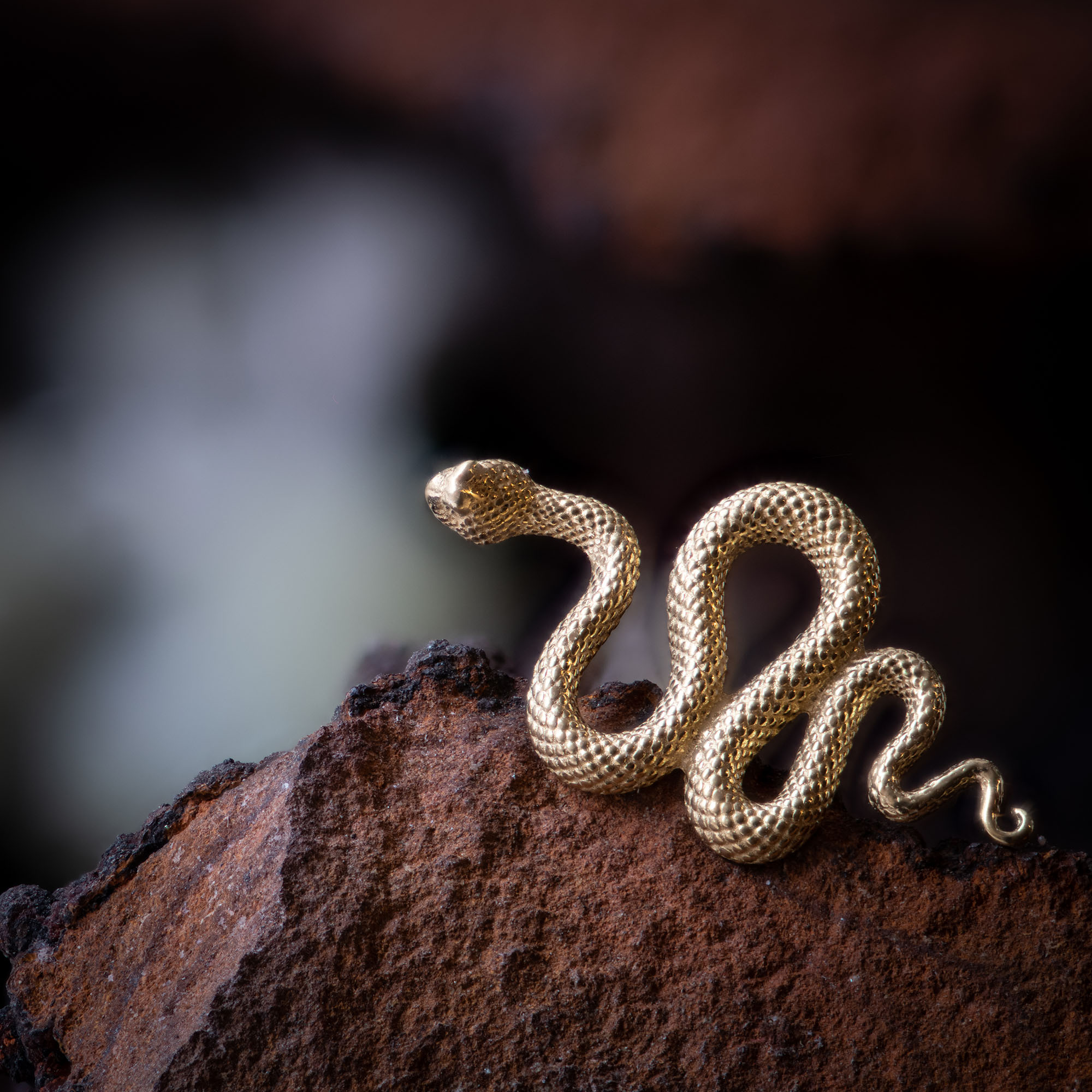 An Anatometal snake piece