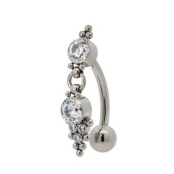 Aragon Navel - Titanium
