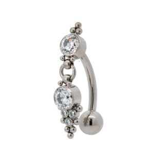 Aragon Navel - Titanium
