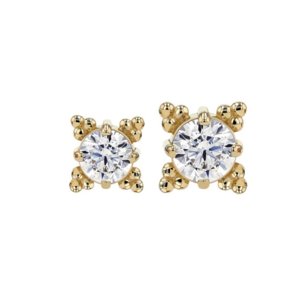 Faceted Zia - 18k Gold