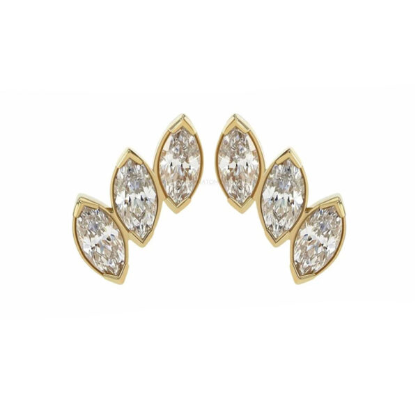 Fanfare Three Gem - 18k Gold