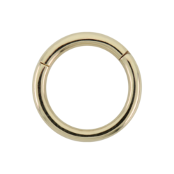 Solid Gold Hinge Ring