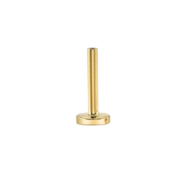 Threaded Labret - 14k Gold