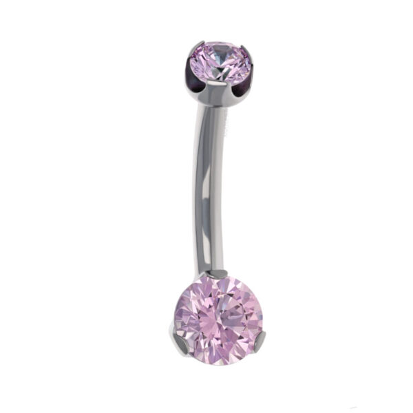 Prong Navel - Titanium - Image 2