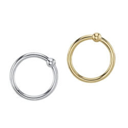 Fixed Bead Ring - 14k Gold