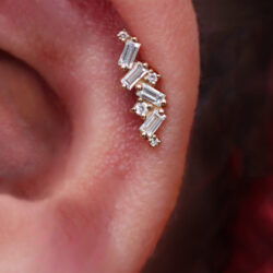 The Genesis piece from BVLA in a helix on the left ear