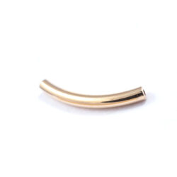 Curved Barbell Shaft - 18k Gold