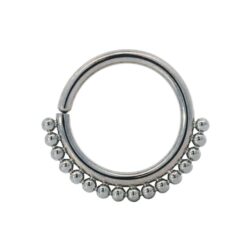 Beaded Seam Ring - Niobium