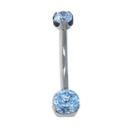 Prong Navel - 18k Gold