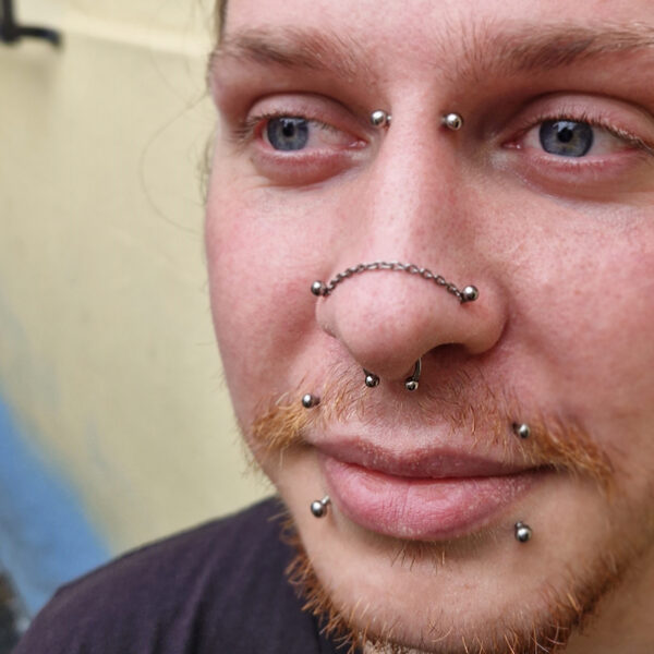 Threaded Labret - Titanium - Image 3