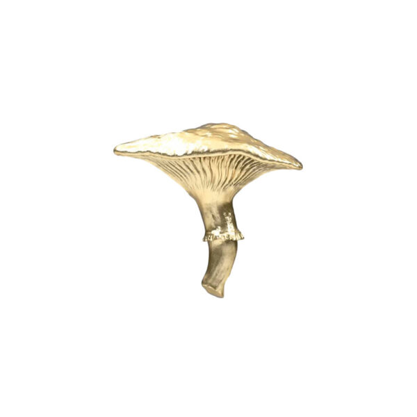 Flat Top Mushroom - 18k Gold