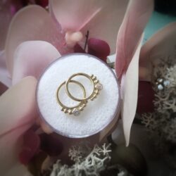 Alternative view of Dione Seam Ring - 14k Gold