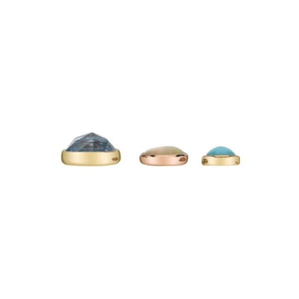 Round Cup Setting - 14k Gold - Image 2