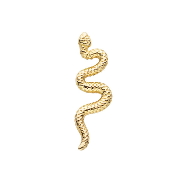 Tiny Delicate Snake - 14k Gold