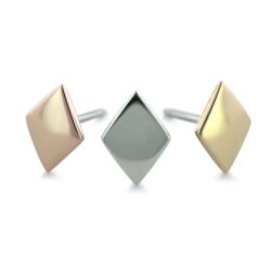 Diamond Shape - 18k Gold