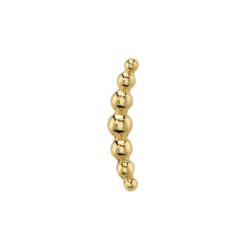 Tiny Bead Arc -14k Gold