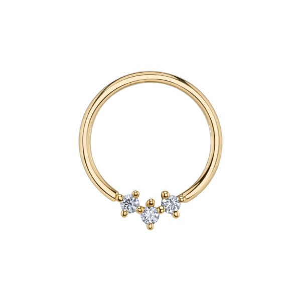 Muse Seam Ring - 14k Gold