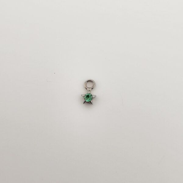Gem Star Charm - Titanium