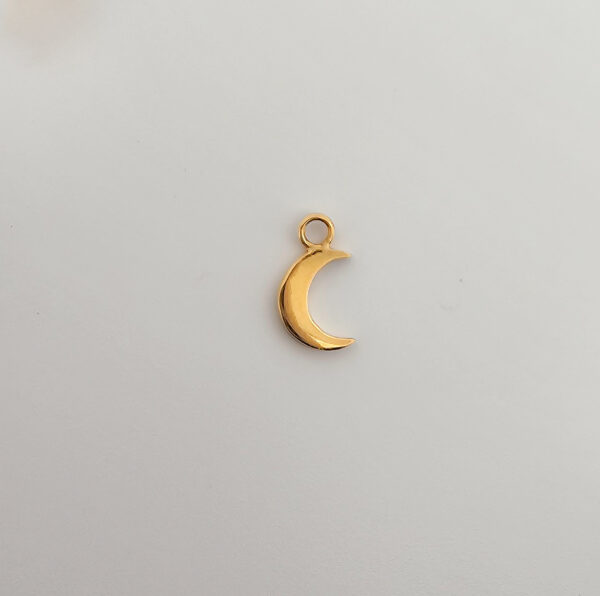 Moon Charm - 18k Gold