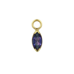 Marquise Charm - 18k Gold
