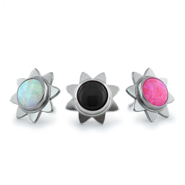 Sun Cabochon - Titanium