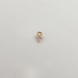 Trio Charm - 18k Gold