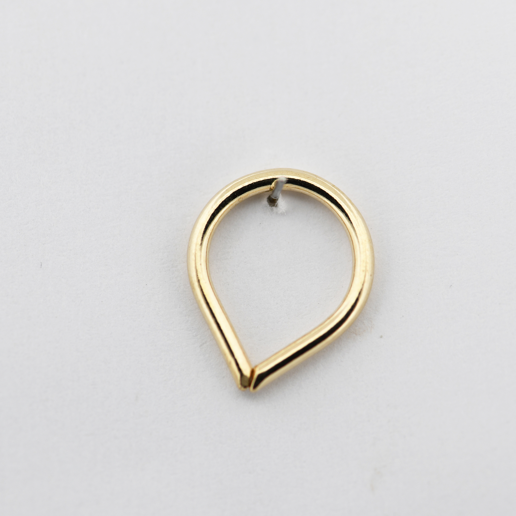 Teardrop Seam Ring - 14k Gold