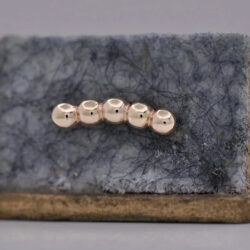 Beaded Arc Cluster - 14k Gold