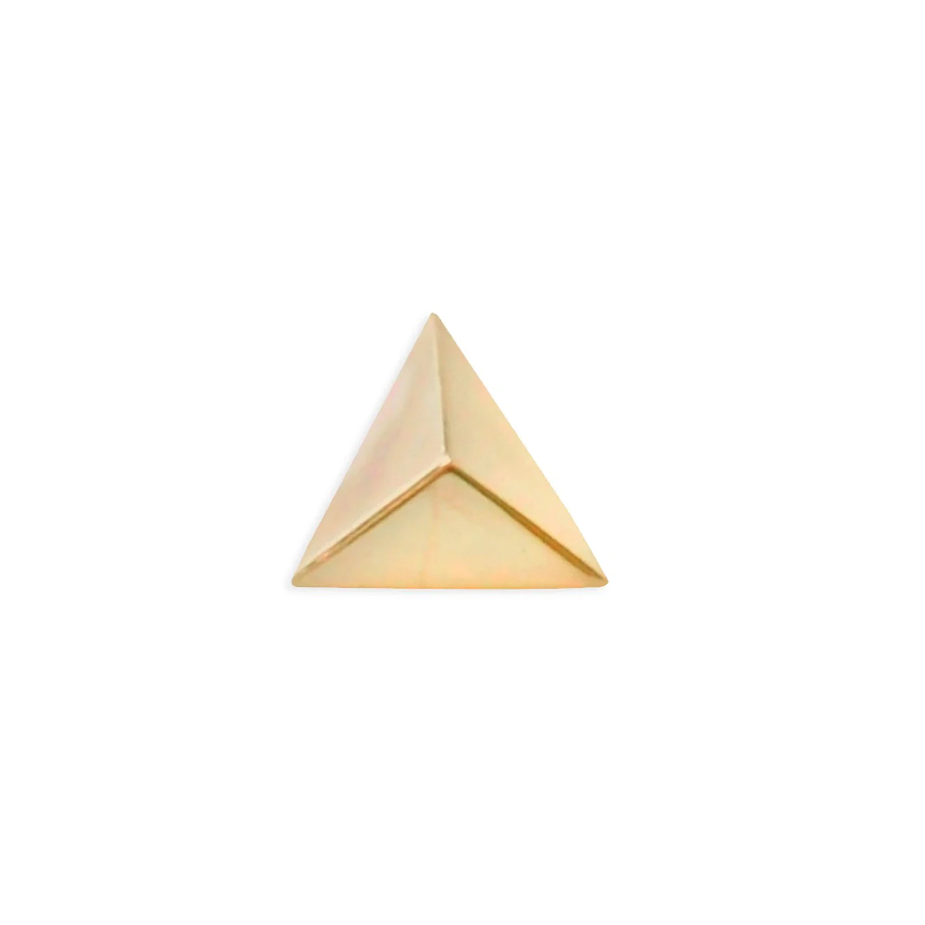 Tetra Pyramid - 14k Gold