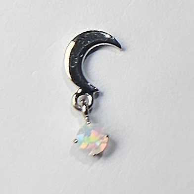 Moon/Tiffany Dangle - Titanium