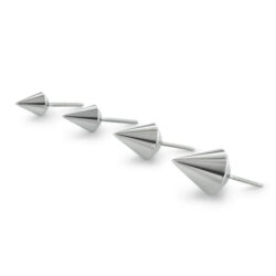 Rounded / Nipple Spikes - Titanium