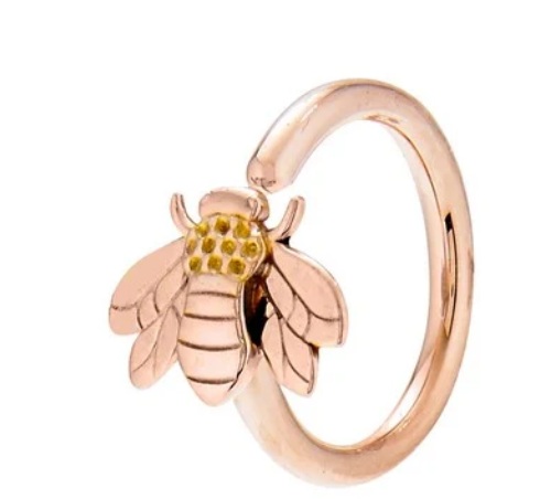 Bee Seam Ring - 14k Gold