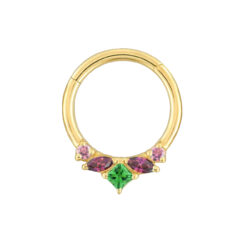 Cascade Clicker Ring - Gold