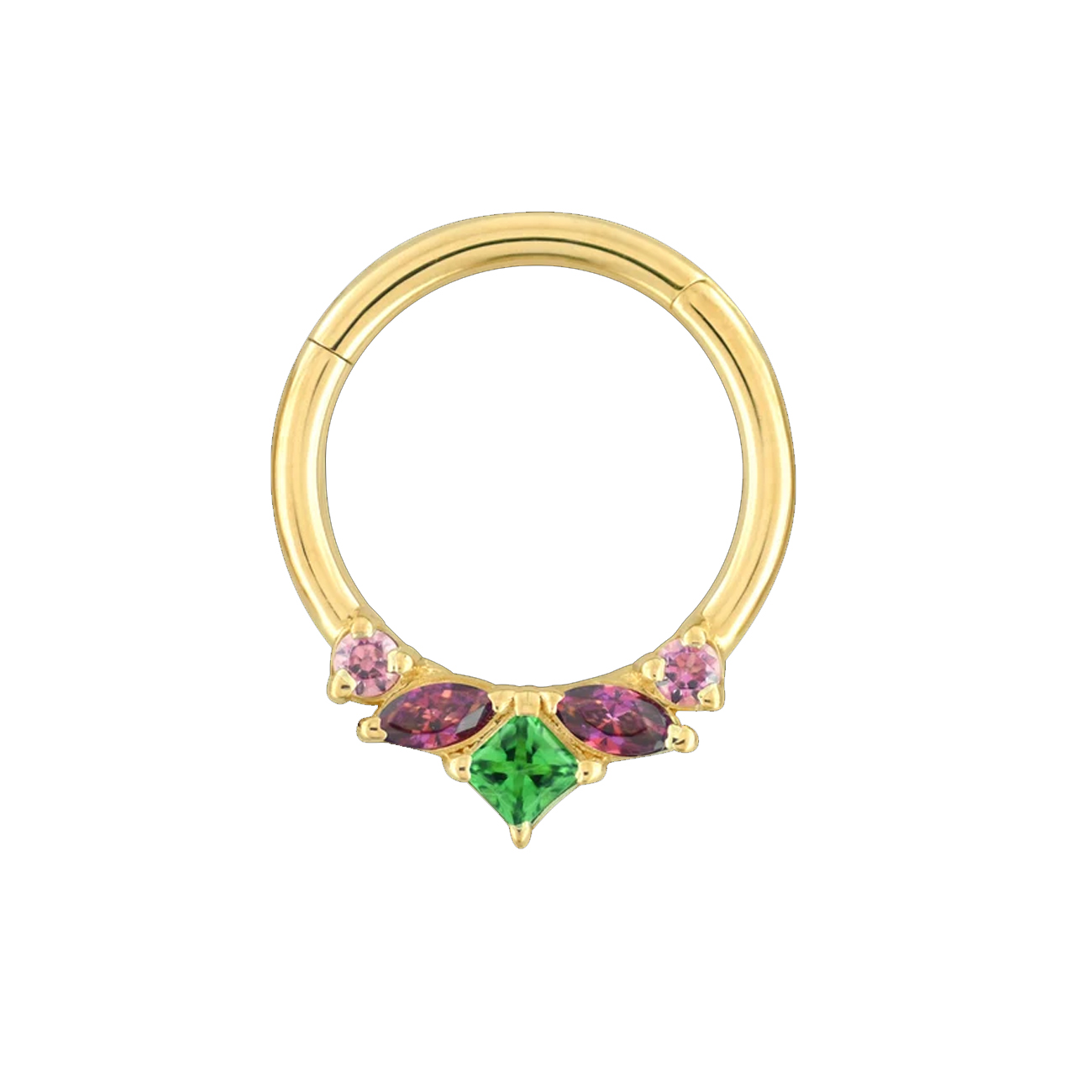 Cascade Clicker Ring - Gold