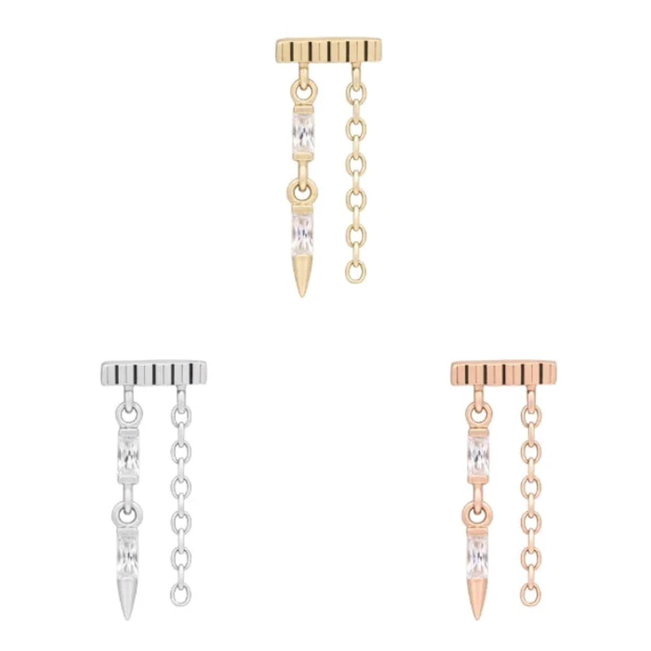 Double Vision - 14k Gold