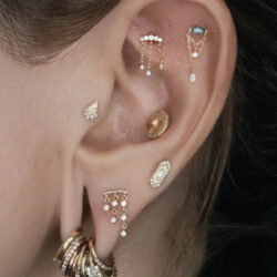 Alternative view of Moving On - 14k Gold