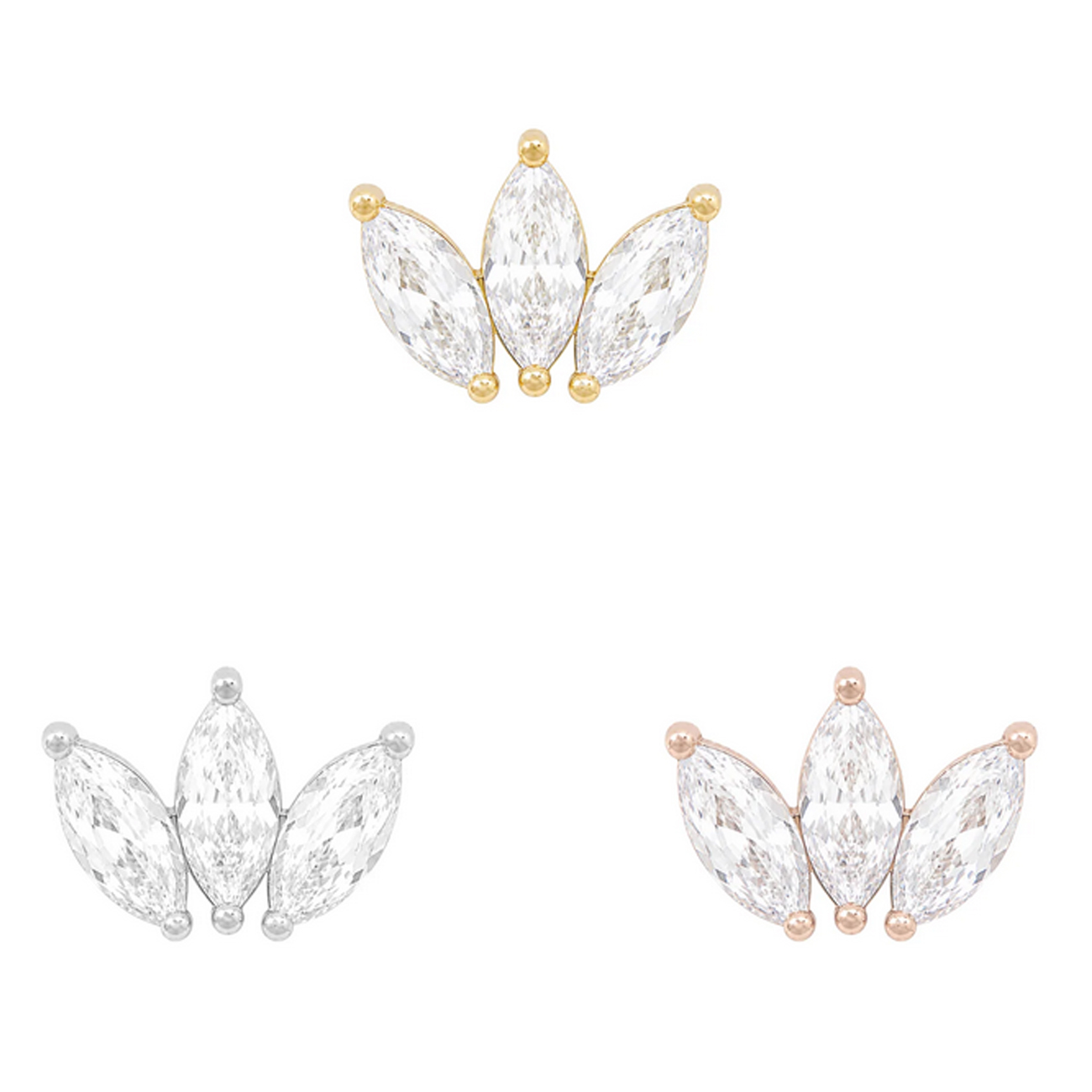 Petite Moet - 14k Gold